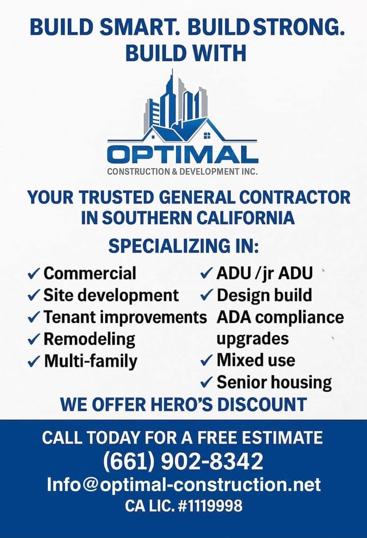 🏗️ BUILD SMART. BUILD STRONG. BUILD WITH OPTIMAL. 🛠️ At Optimal Construction...