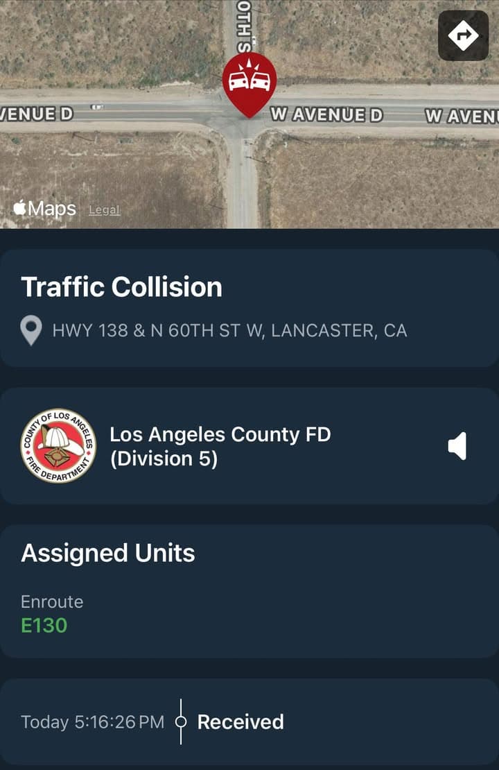 11-79…60th Street West and Avenue D…2 vehicle traffic collision…RV pulling a trailer...