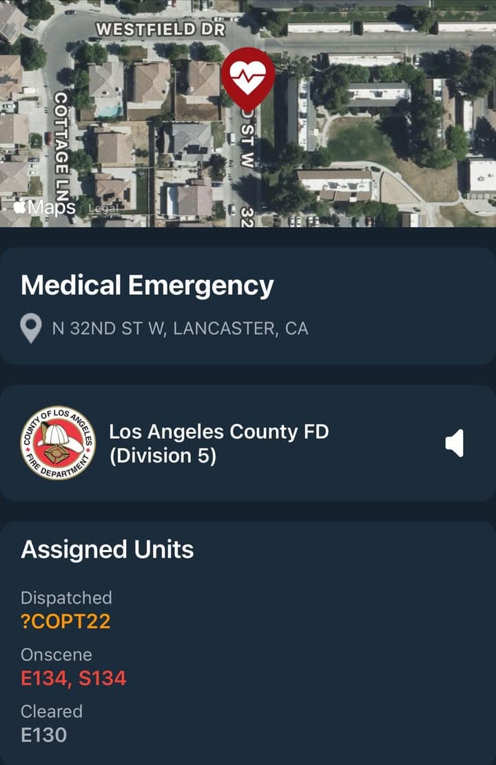 902R…32nd Street West and Westfield Drive…pediatric medical emergency…FD enroute code 3 UPDATE:...
