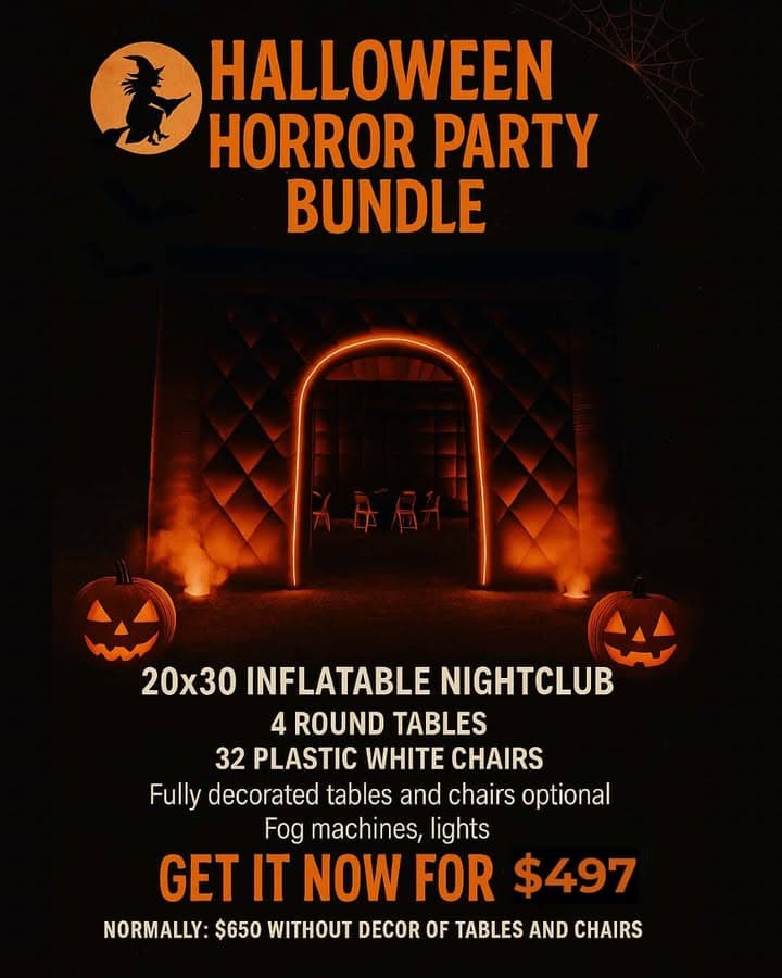 FIRST 5 BOOKINGS GET EXTRA $100 OFF! Your haunted nightclub for $497....