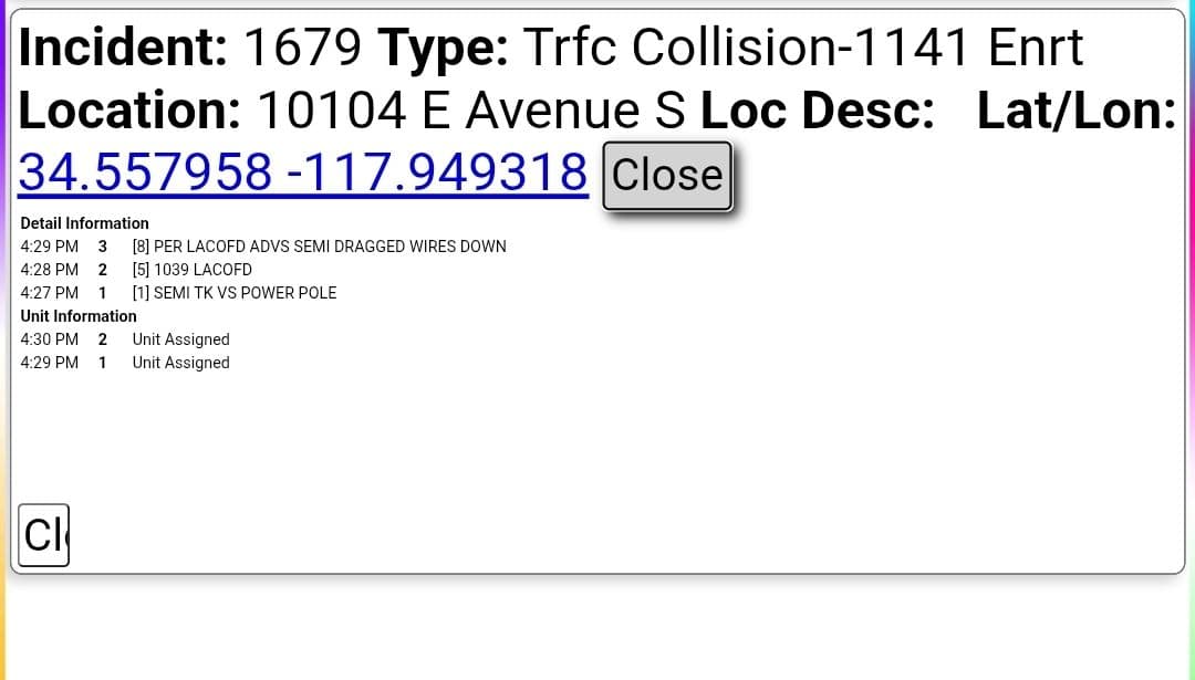 11-79.....110th Street East at Avenue S....semi vs power pole, wires down and...