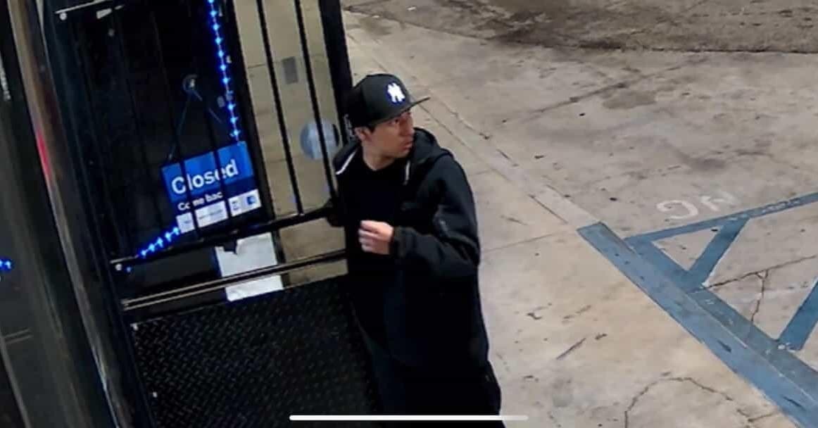 Photos from suspects in armed robbery of the smoke shop on Avenue...