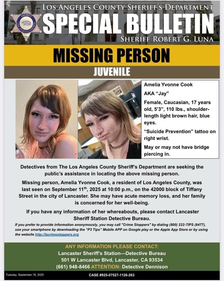Detectives from the Los Angeles County Sheriff’s Department are seeking the public’s...