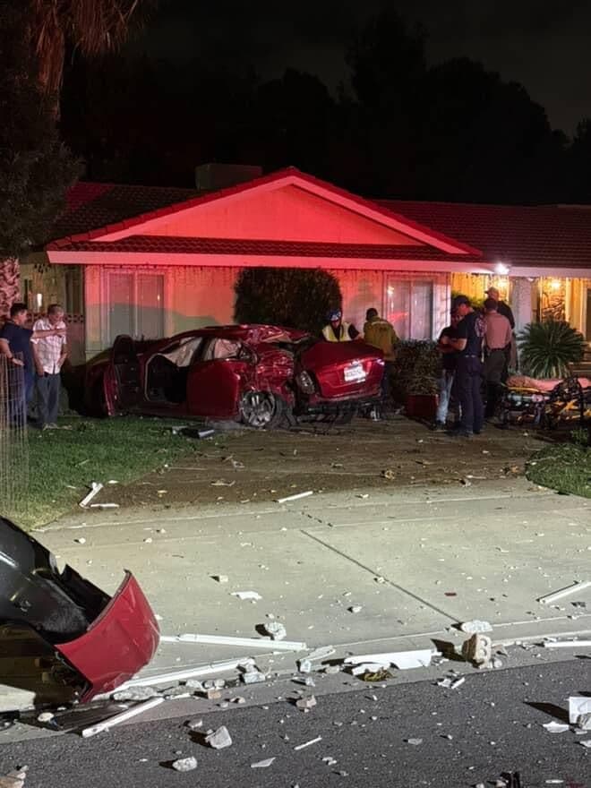 901T....Challenger Way and Avenue K....solo vehicle collsion, party possibly trapped....sheriff and FD...
