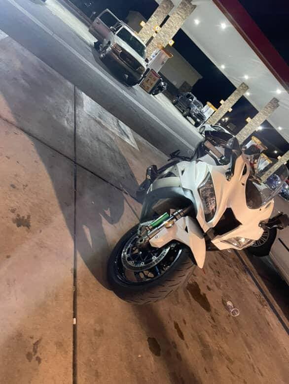 BIKE LOCATED This is the motorcycle involved in the solo collsion last...