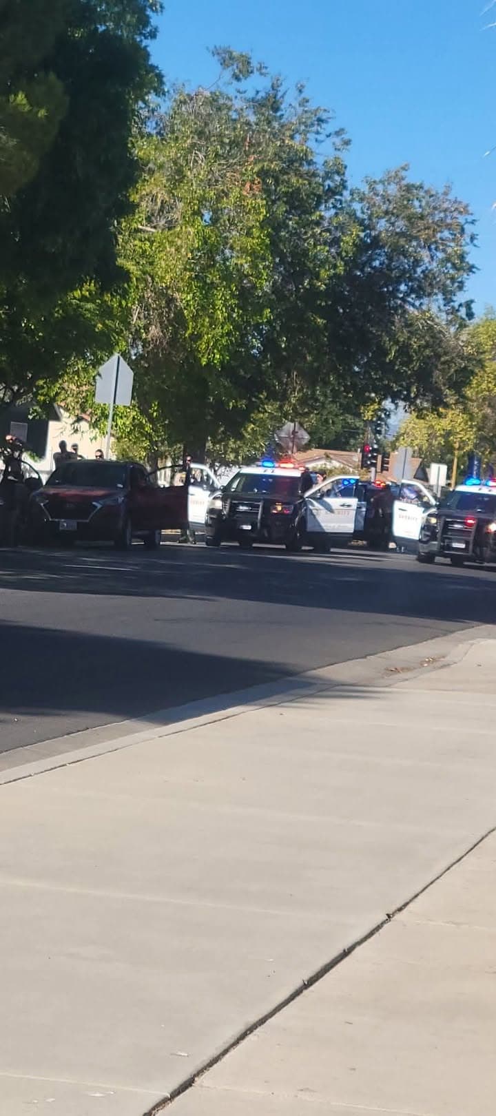 ASSISTANCE REQUEST....15th Street West and Avenue J-8....deputy behind stolen 2019 Hyundai Tuscon...