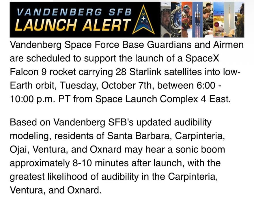 UPDATE: launch time movdd to 8:54pm Rocket launch scheduled for 6pm today...