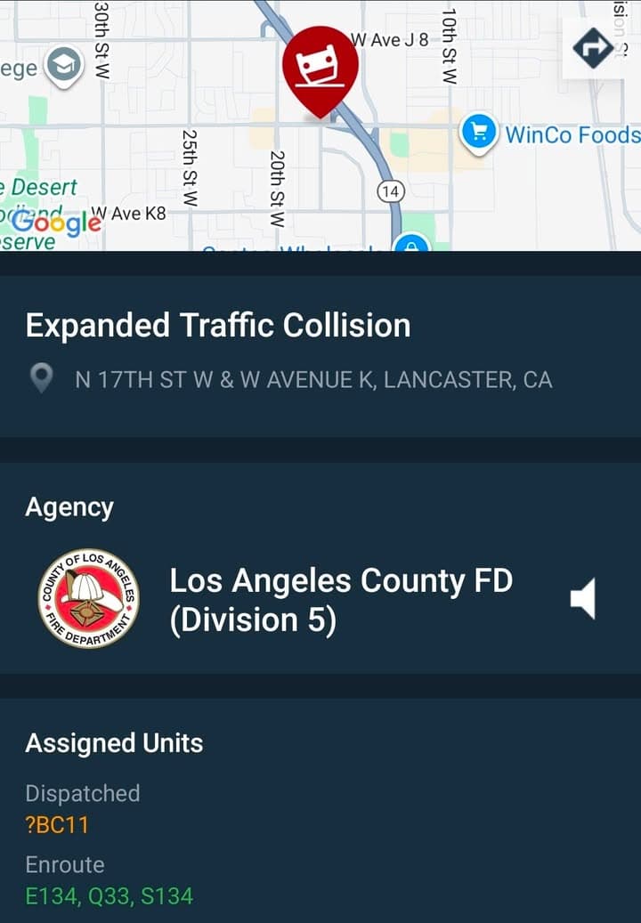 902T/902R.....17th Street West and Avenue K....two vehicle collsion, one overturned....Deputy on scene...