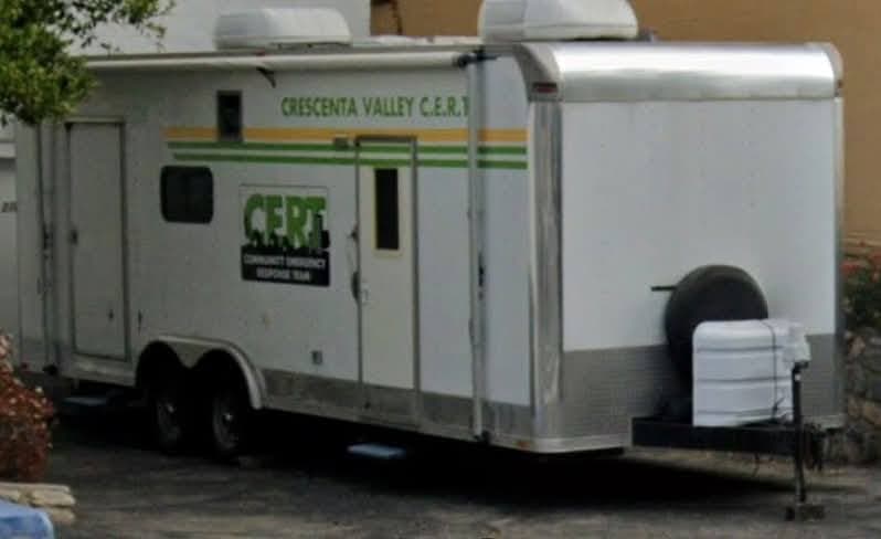 Early this morning, the Crescenta Valley Community Emergency Response Team (CERT) trailer,...