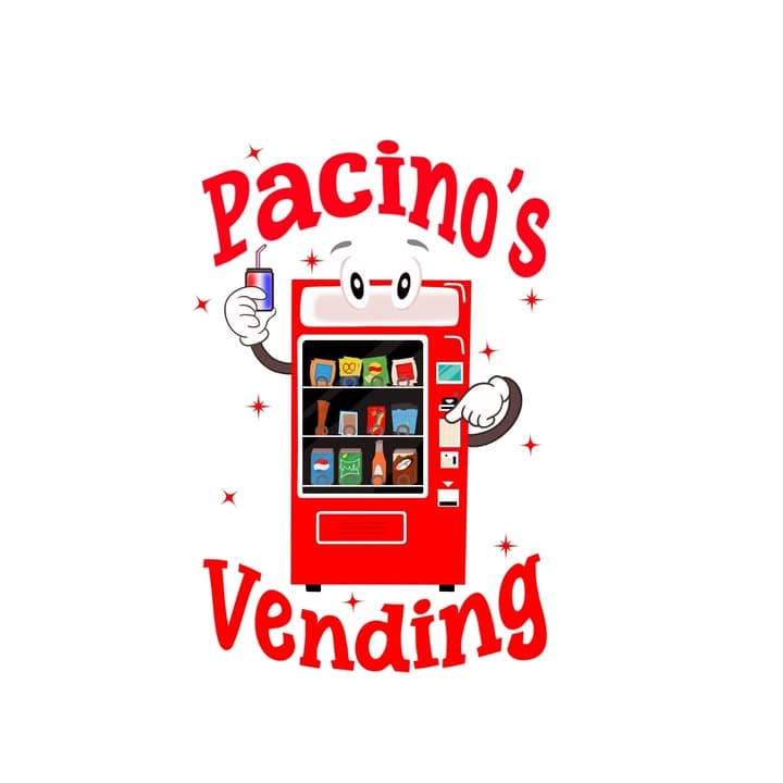 Pacino’s Vending LLC Contact: Mark Pacino by text or email PacinosVendingLLC@gmail.com 6614507024...