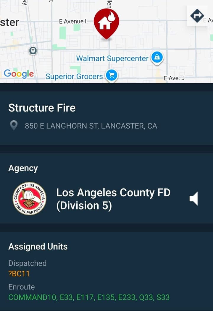 904S....Challenger Way and Lancaster Blvd (Langhorn)....dryer fire inside house....sheriff and FD enroute...