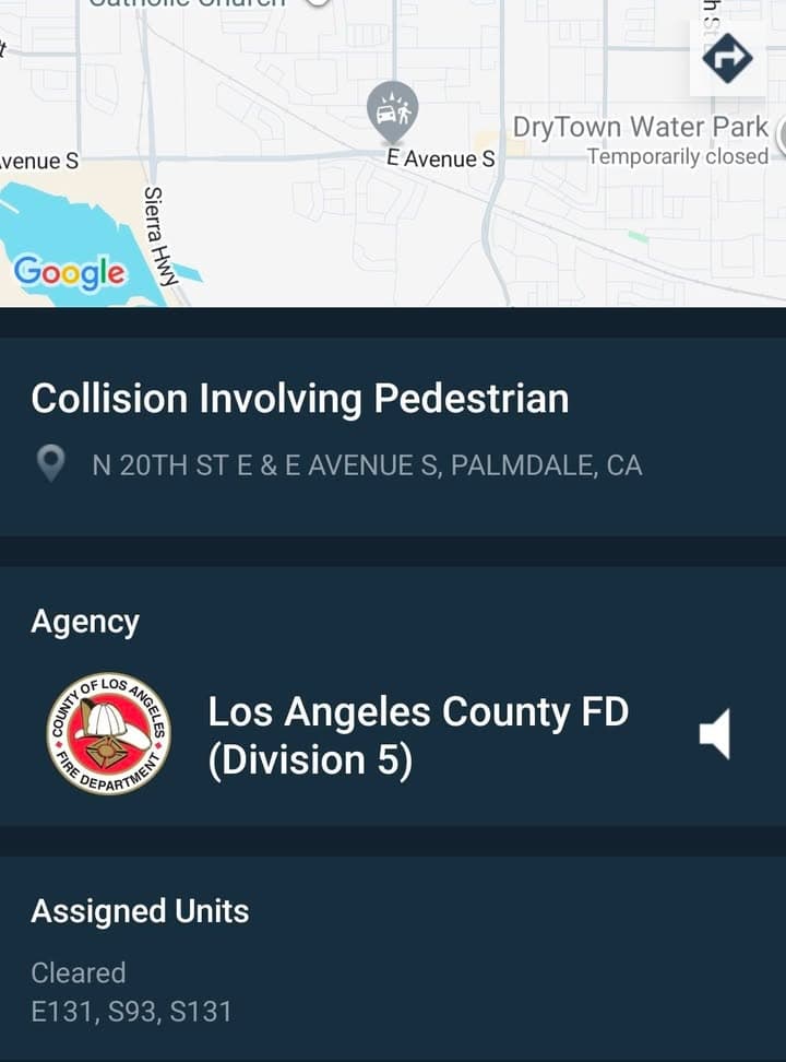 Fatal Hit and Run Palmdale Traffic Collison On Saturday, November, 1, 2025,...