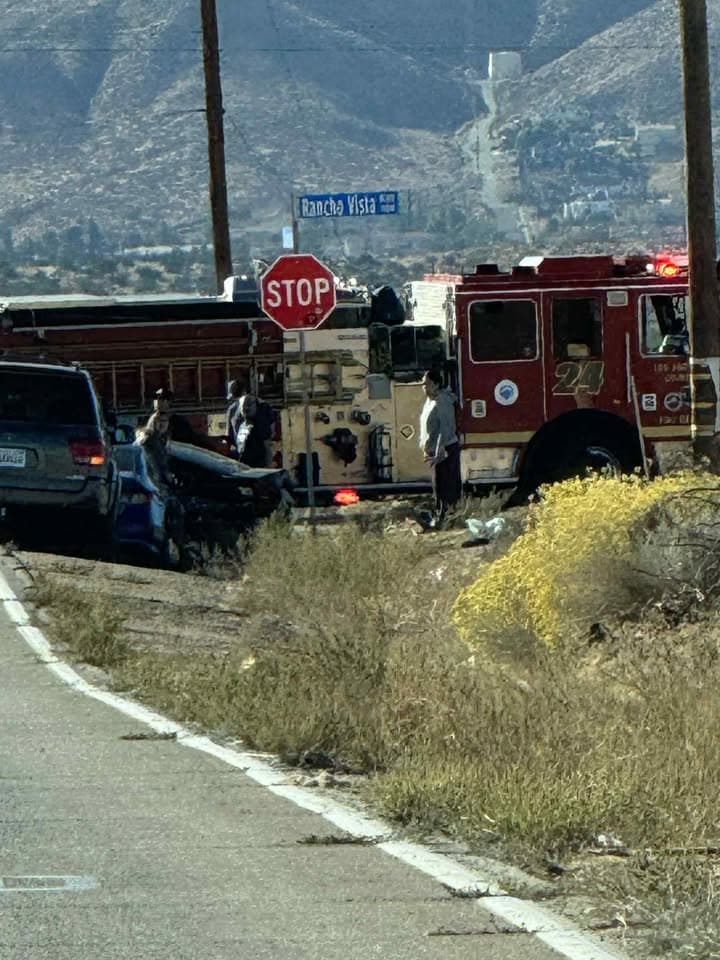902T/902R....Division Street and Rancho Vista Blvd....two vehicle collision....sheriff and FD enroute code...