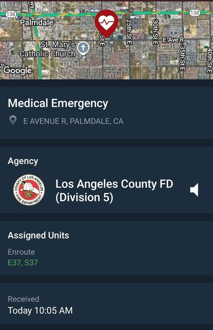 242/902R.....20th Street East and Avenue R at Palmdale High School....female 15 kicked...