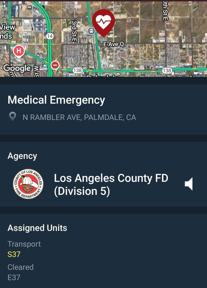 902R.....Rambler and Avenue Q....six year old not breathing....sheriff and FD enroute code...