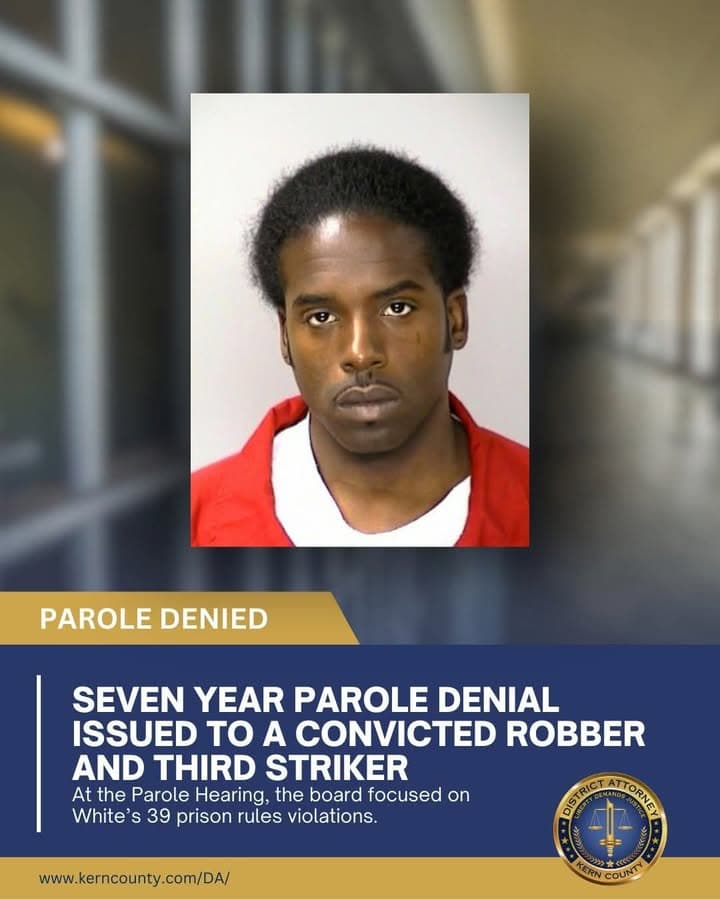 The California Board of Parole recently found convicted robber and third strike...