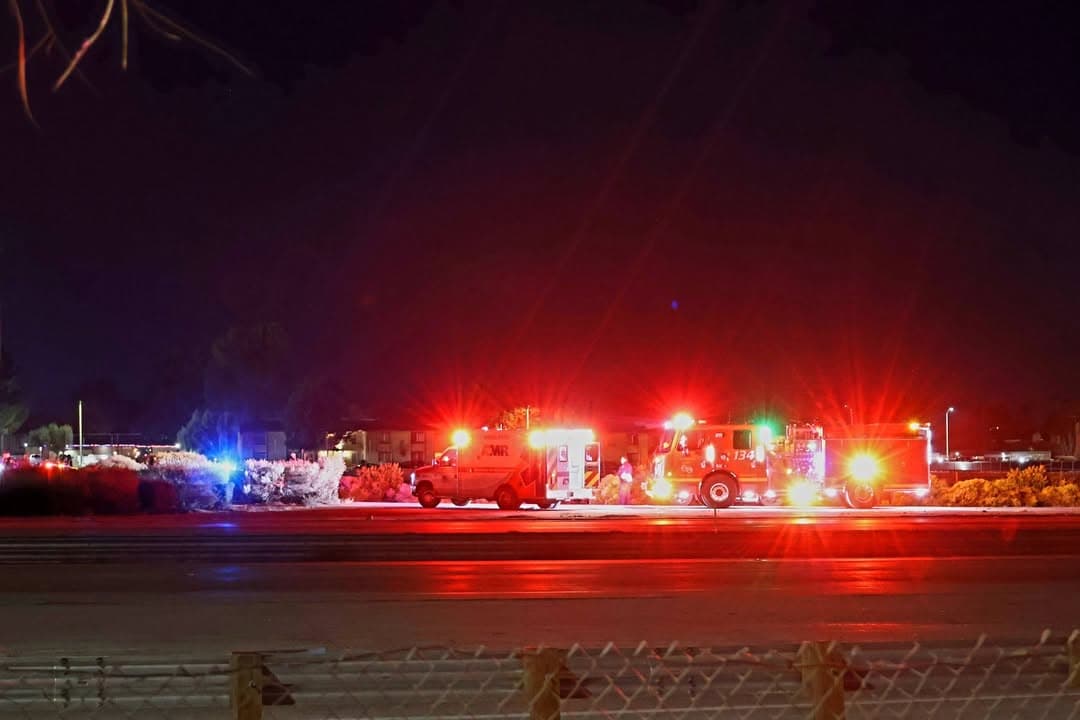 PURSUIT CHP in pursuit northbound 14 at Avenue K....motorcycle at 110mph, originalwant...