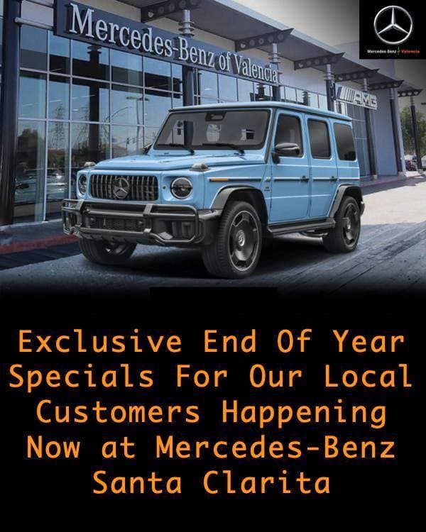 🚨 END OF YEAR DEALS HAPPENING NOW 🚨 Mercedes-Benz of Valencia is...