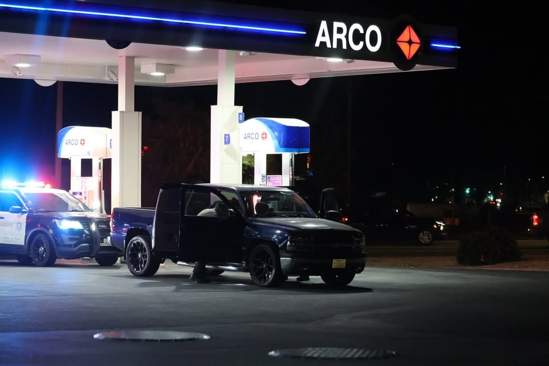 Felony traffic stop on Division Street and Avenue K at Arco