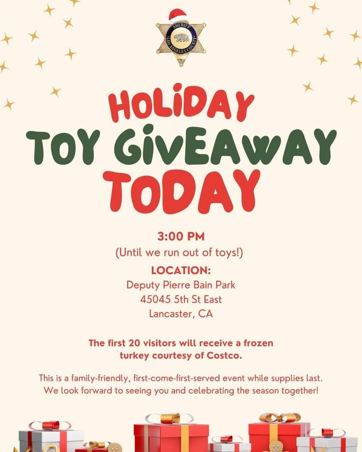 🎁 Lancaster 2026 Toy Giveaway / Entrega de Juguetes Lancaster🎁 You’ve seen...