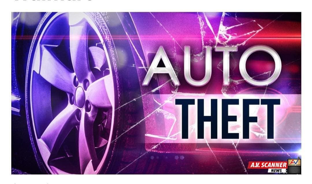 503…44655 Valley Central Way (Walmart)…stolen vehicle…vehicle is a 1997 black, 4-door Honda...