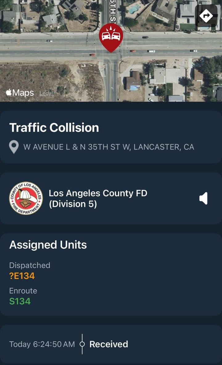 902T/902R…35th Street West and Avenue L…vehicle vs pole…driver trapped…Sheriff and FD enroute...