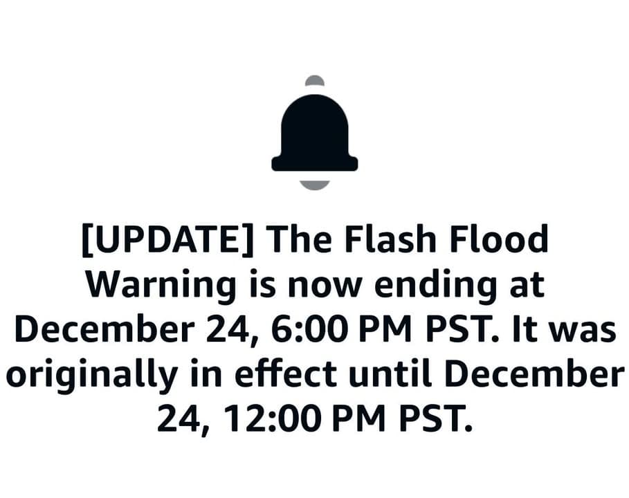 FLASH FLOODING IN THE ANTELOPE VALLEY Flash flood warning for the Antelope...