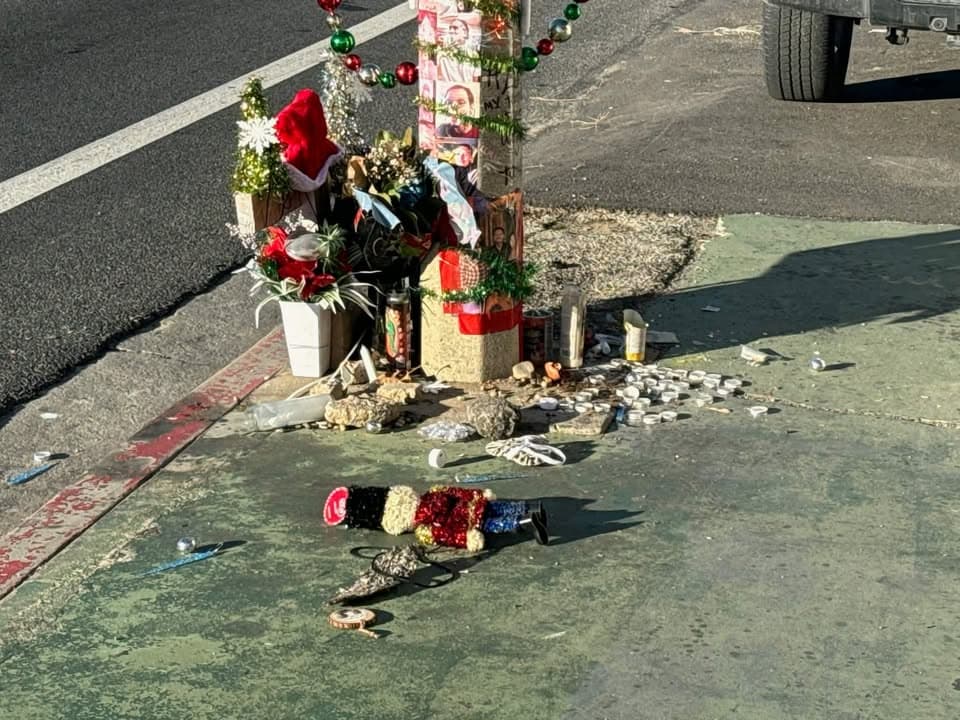 Posting for the family. Someone tried burning my son's memorial stuff and...