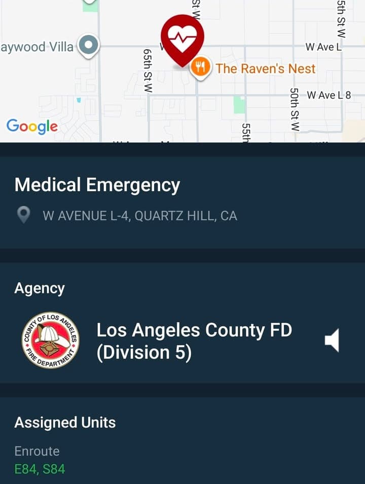 245GSV/902R/possible 902A....Avenue L-4 and 60th Street West....caller states brother accidentally shot himself....sheriff...