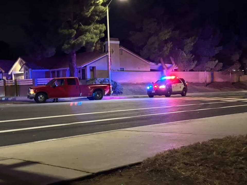 Vehicle vs pedestrian around 6:30 this evening on Gilworth and Avenue R-8...