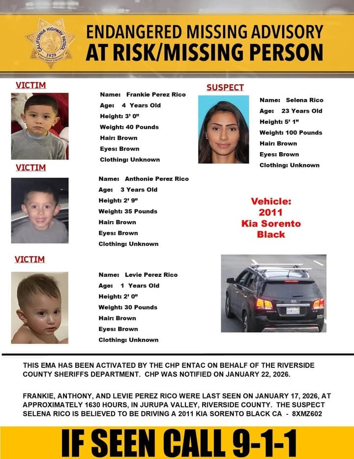 ENDANGERED MISSING ALERT - Riverside County Last seen: Mission Boulevard and Kathy...