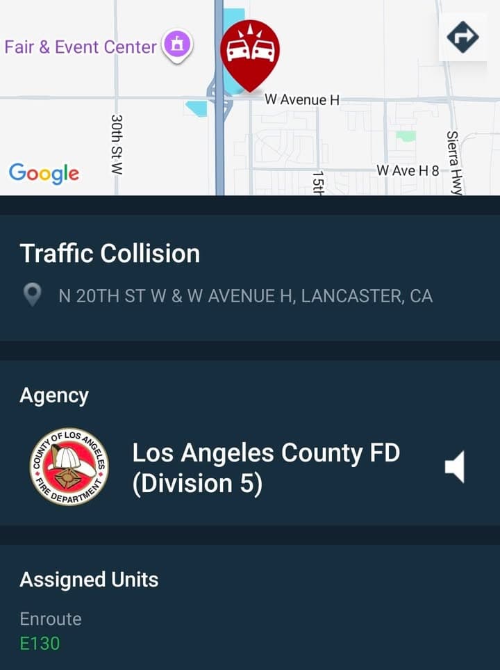 902T/902R....20th Street West and Avenue H....two vehicle collsion....sheriff and FD enroute code...