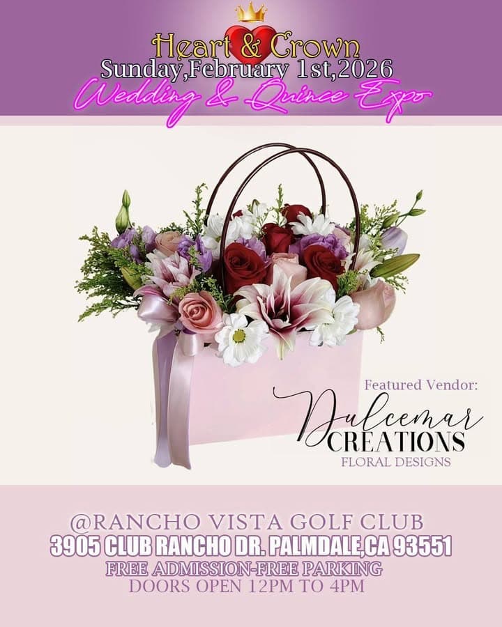 Join The Heart & Crown Wedding & Quince Expo this Sunday,February 1st,2026...