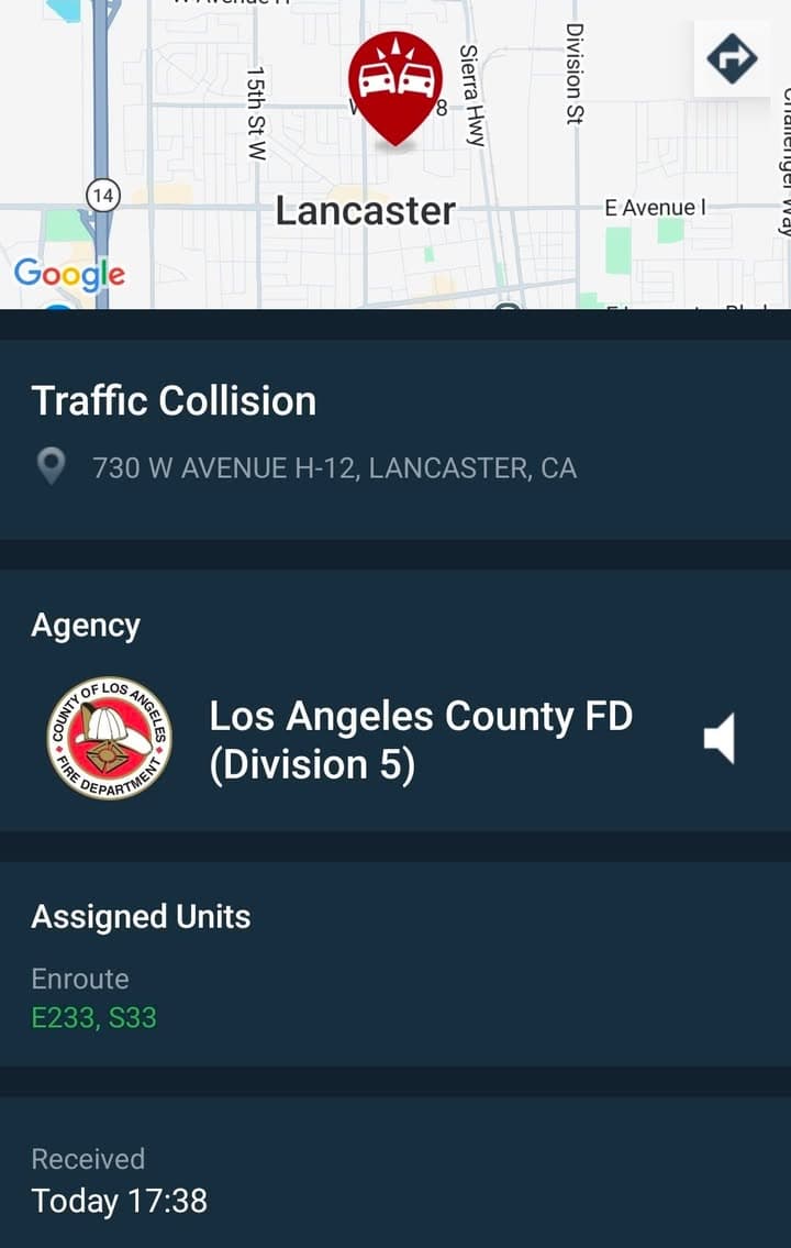 902R....Gadsden and Avenue H-12....two vehicle collision....sheriff and FD enroute code 3
