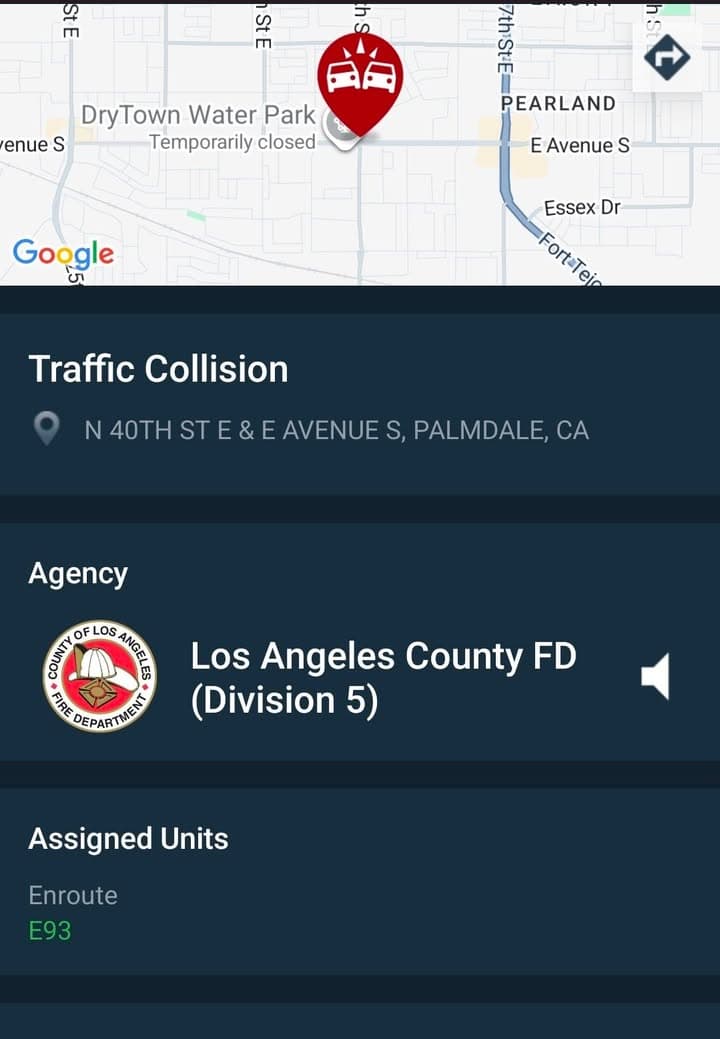 902T/902R....40th Street East and Avenue S....two vehicle collsion....sheriff and FD enroute code...