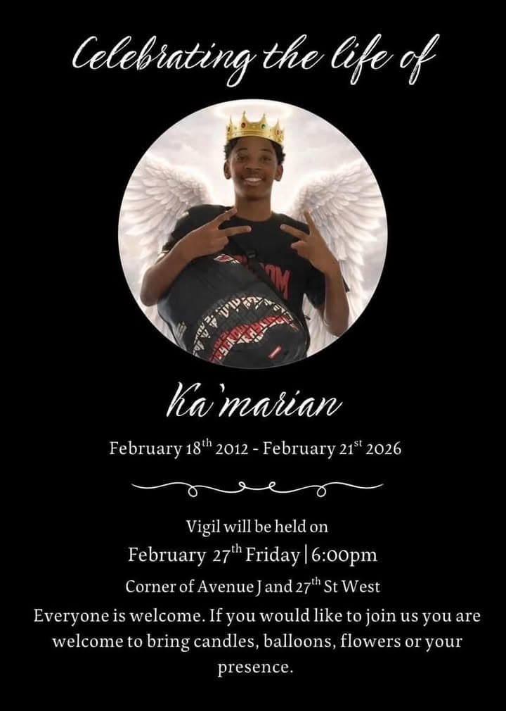 Celebration of life for the young man struck by a vehicle on...