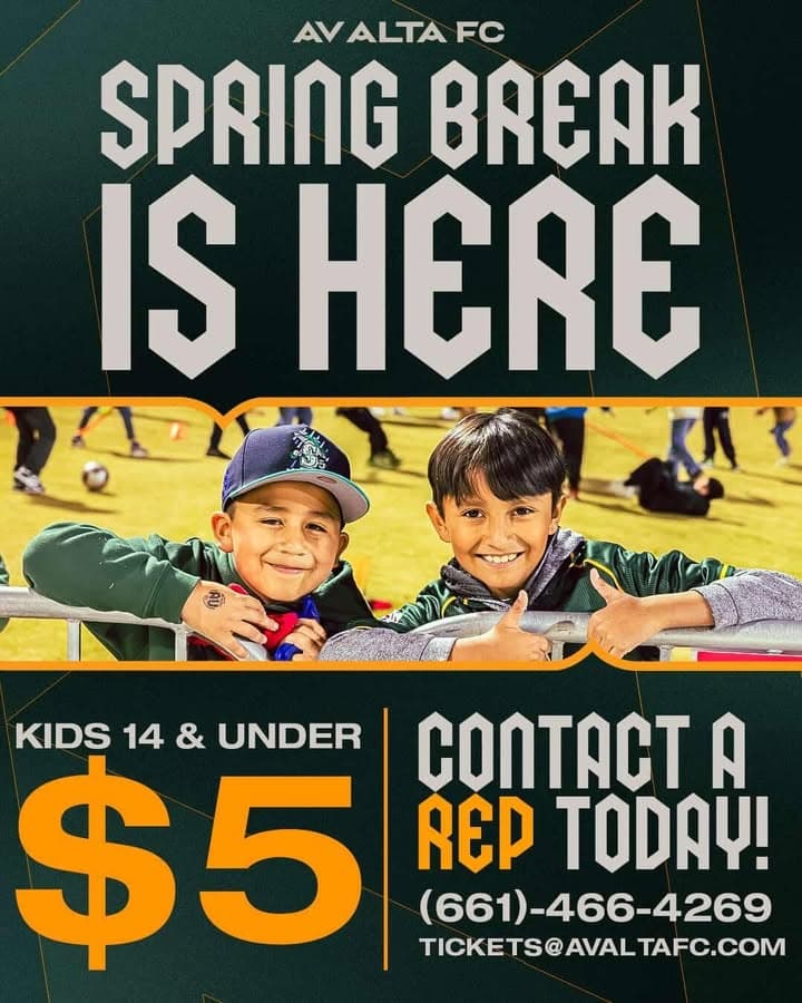 Spring Break plans? This is it. 👀 $5 tickets for kids 14...