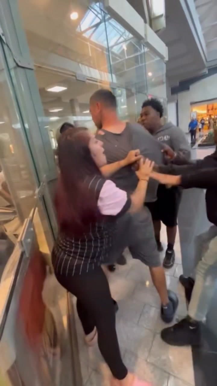 Additional video from yesterday's altercation at AV Mall