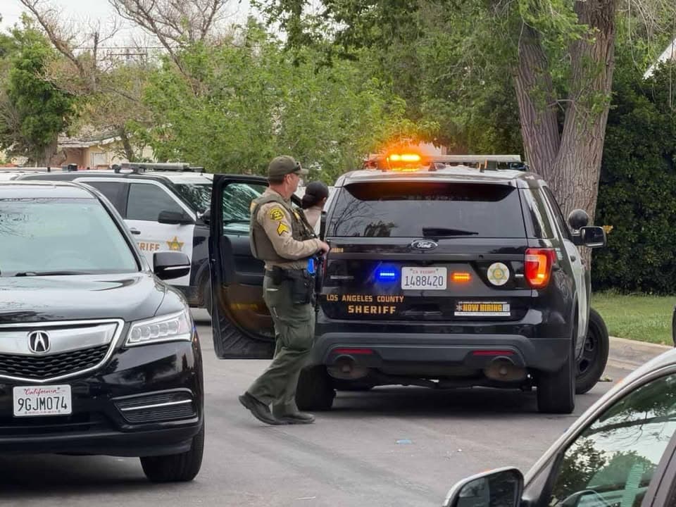 Deputies back in area of Beech Avenue and Avenue J-10 (Adler) after...