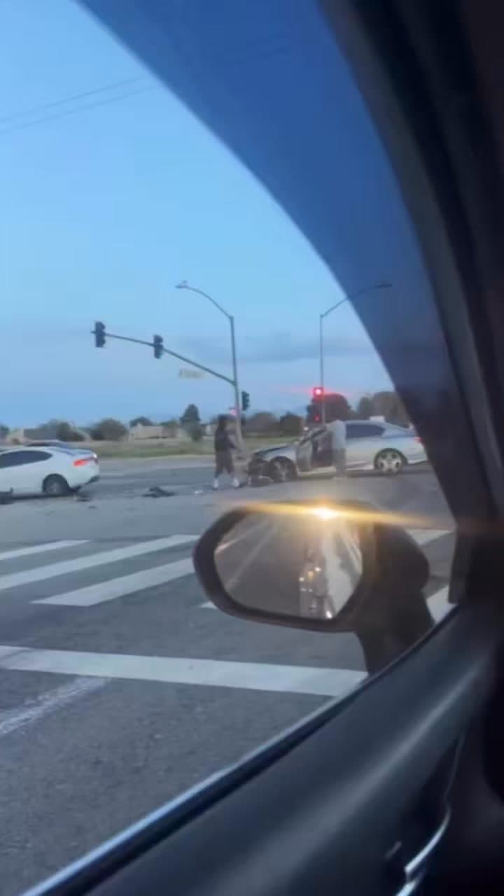 Video from collsion earlier today on 20th Street East and Avenue K...