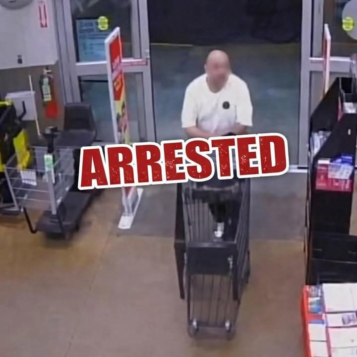 He’s not at the bar, he’s behind bars. 🚔 A serial liquor...