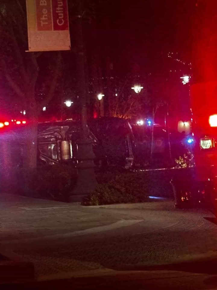 Solo vehicle roll over on Lancaster Blvd and Gadsden last night