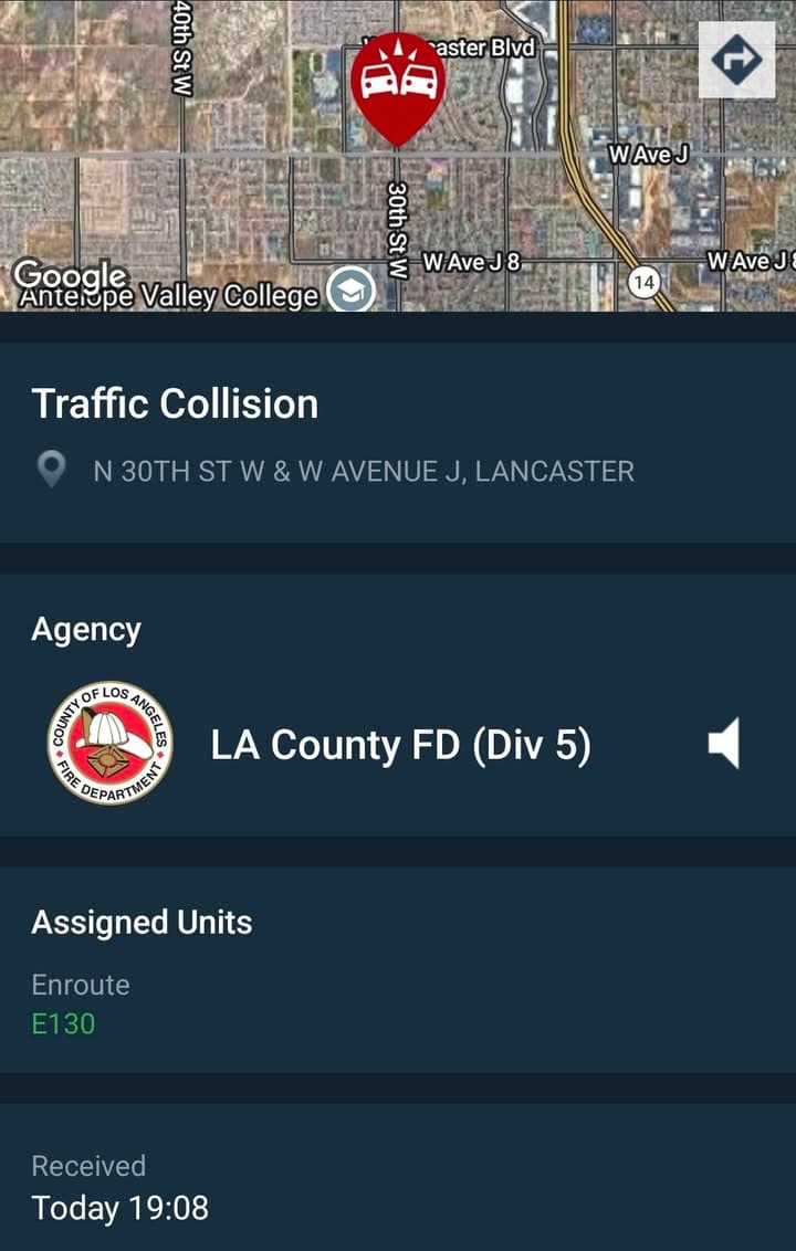 902T/902R....30th Street West and Avenue J....two vehicle collision....sheriff and FD enroute code...