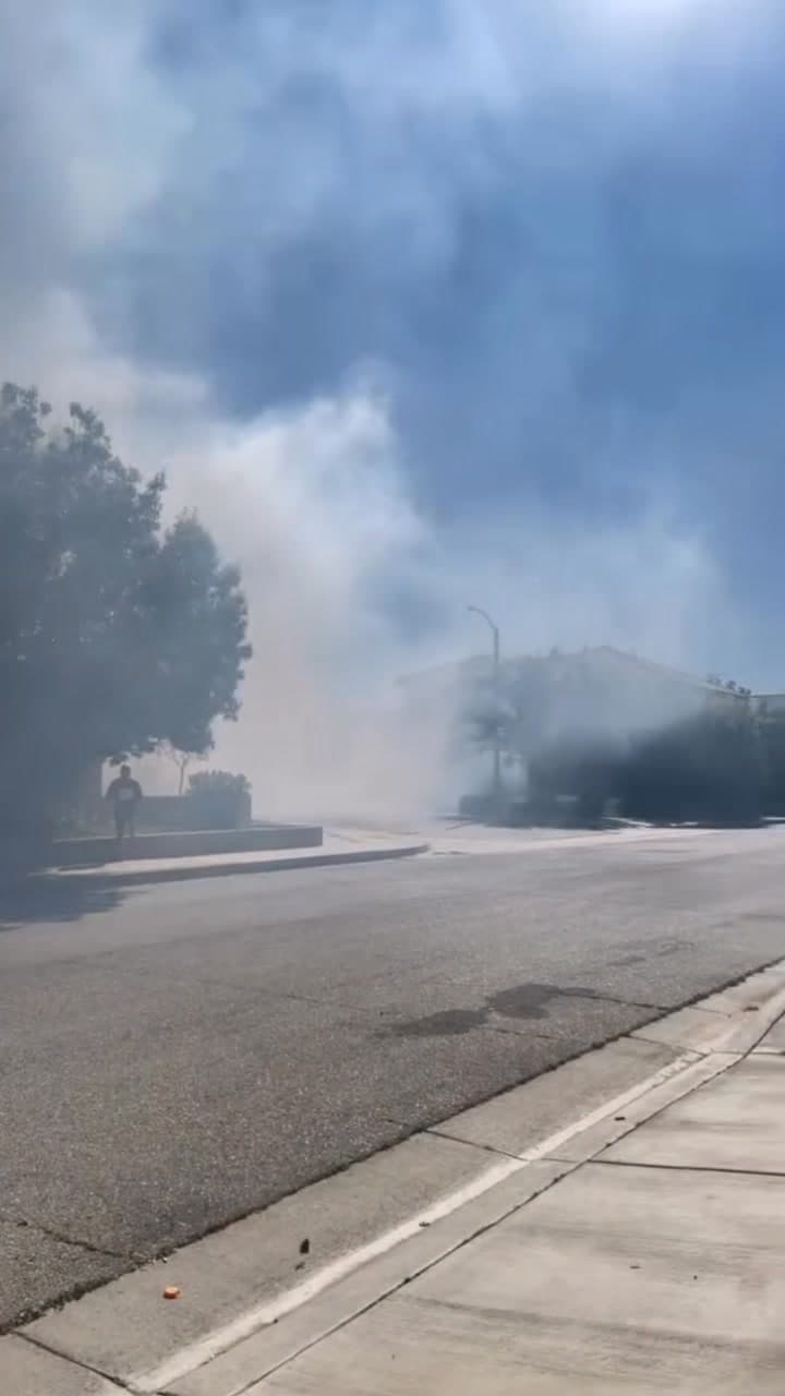 Structure fire on 30th Street East and Avenue J-8 (Maria Circle) yesterday...