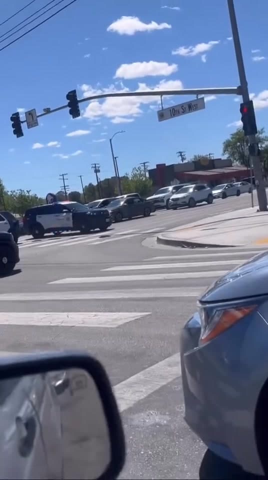 DEPUTY INVOLVED COLLSION....Avenue I and 10th Street West....Deputy responding to assistance request...