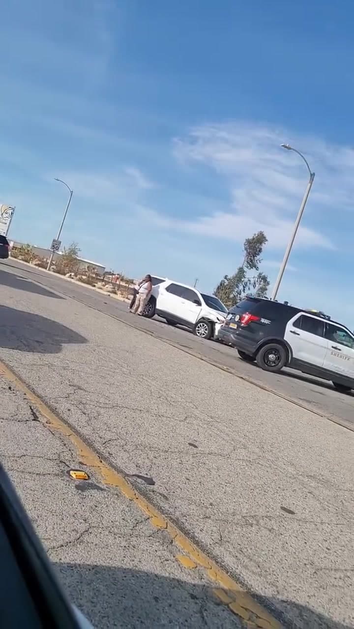 Collision on Sierra Highway just north of Avenue K