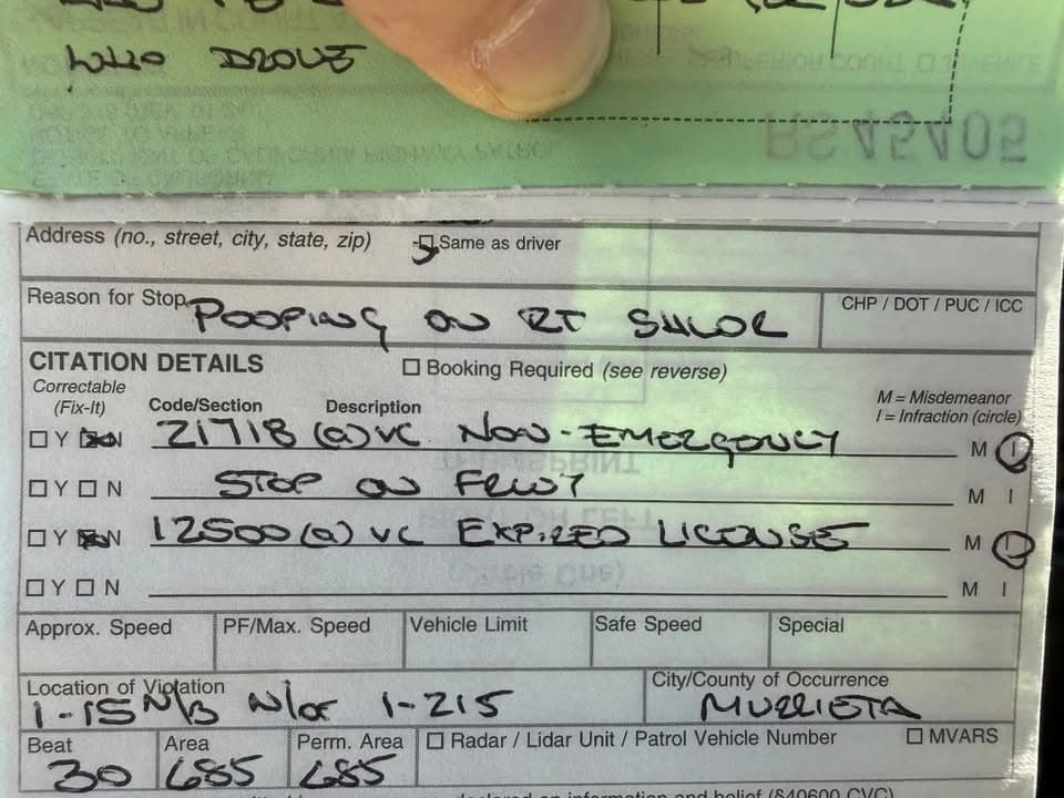 PSA from CHP - Temecula 🚨 You won’t believe this one! Our...