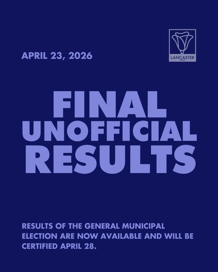 The City of Lancaster has completed the count of the ballots for...