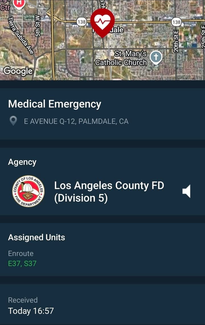 902R....5th Street East and Avenue Q-12....male 4 years old choking....sheriff and FD...