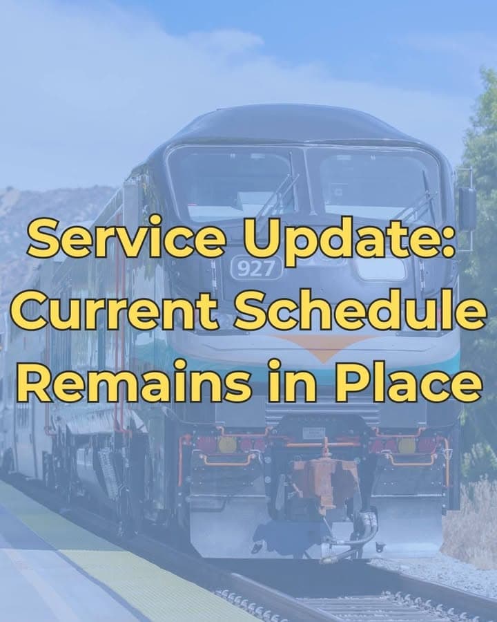 From Metrolink The current reduced schedule is our operating schedule for the...